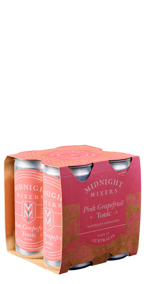 Midnight Mixers Pink Grapefruit 6 X 4 pack