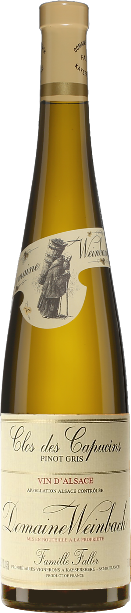 Weinbach Alsace Clos des Capucins Pinot Wine Bibendum Gris 2021 –